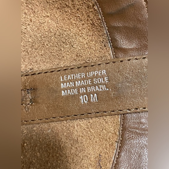 Matisse Brown Leather Floral Cut Out Embroidered Western Cowboy Boots Size 10 - Picture 13 of 15